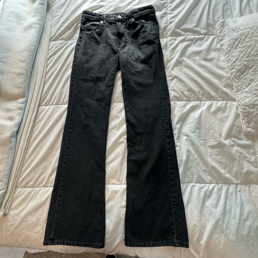 Denim & Denim Black Jeans Bootcut Slim fit High Waist Sz 4